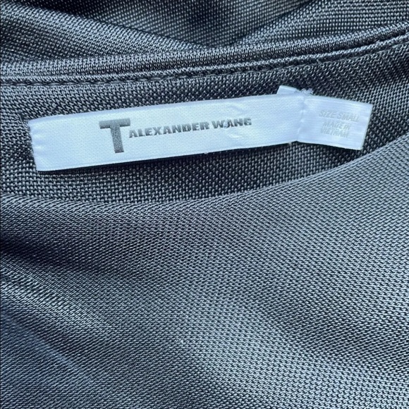 T Alexander Wang Shiny Ruched Stretch Draped Jersey Pencil Skirt BodyCon Dress S - Picture 8 of 11